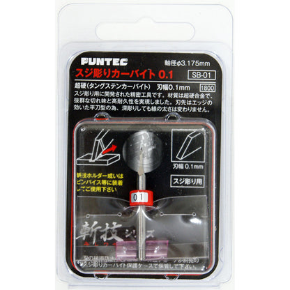Funtec - Tungsten Carbide Chisel Bits - ShokuninGunpla