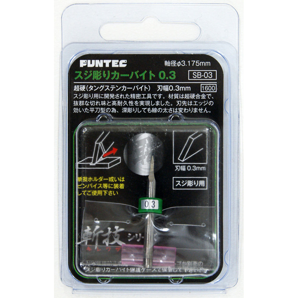 Funtec - Tungsten Carbide Chisel Bits - ShokuninGunpla