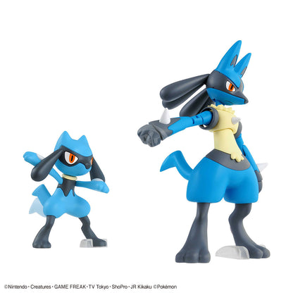 Riolu & Lucario [Pokemon Plamo 44] - ShokuninGunpla