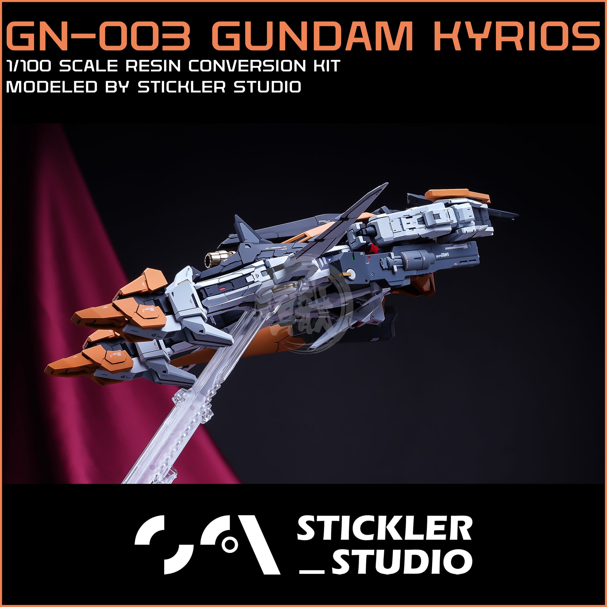 Stickler Studio - MG Kyrios Resin Conversion Kit - ShokuninGunpla
