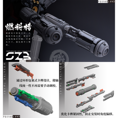 MG Sazabi Ver.Ka Resin Conversion Kit 1.0 [Revised Backpack] - ShokuninGunpla