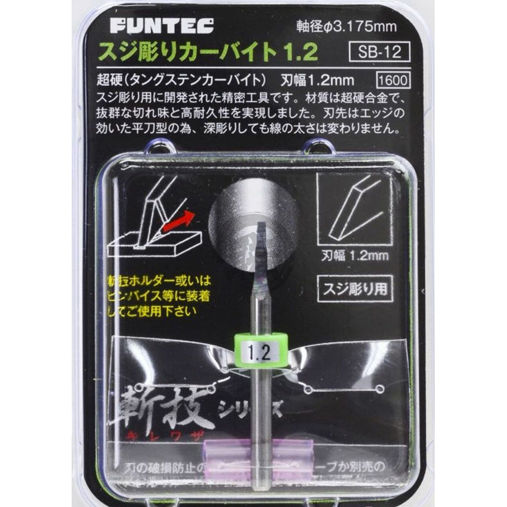 Funtec - Tungsten Carbide Chisel Bits - ShokuninGunpla