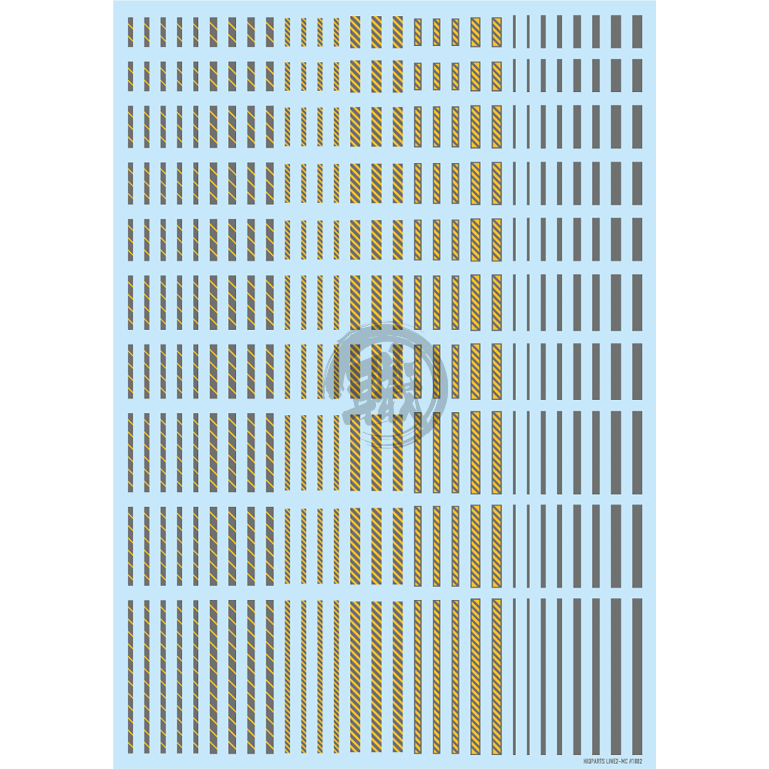 Line Decal 2 [Grey & Yellow] - ShokuninGunpla