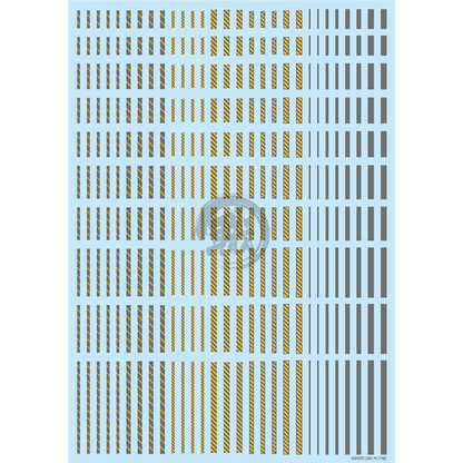 Line Decal 2 [Grey & Yellow] - ShokuninGunpla