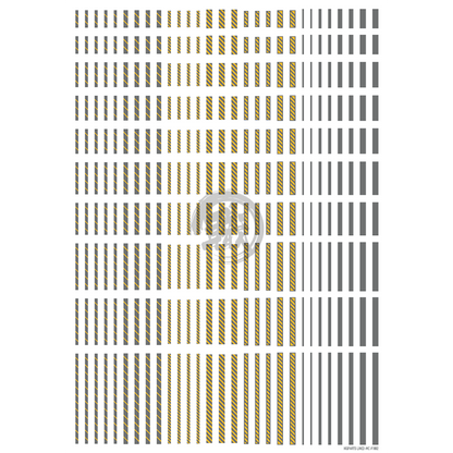 Line Decal 2 [Grey & Yellow] - ShokuninGunpla