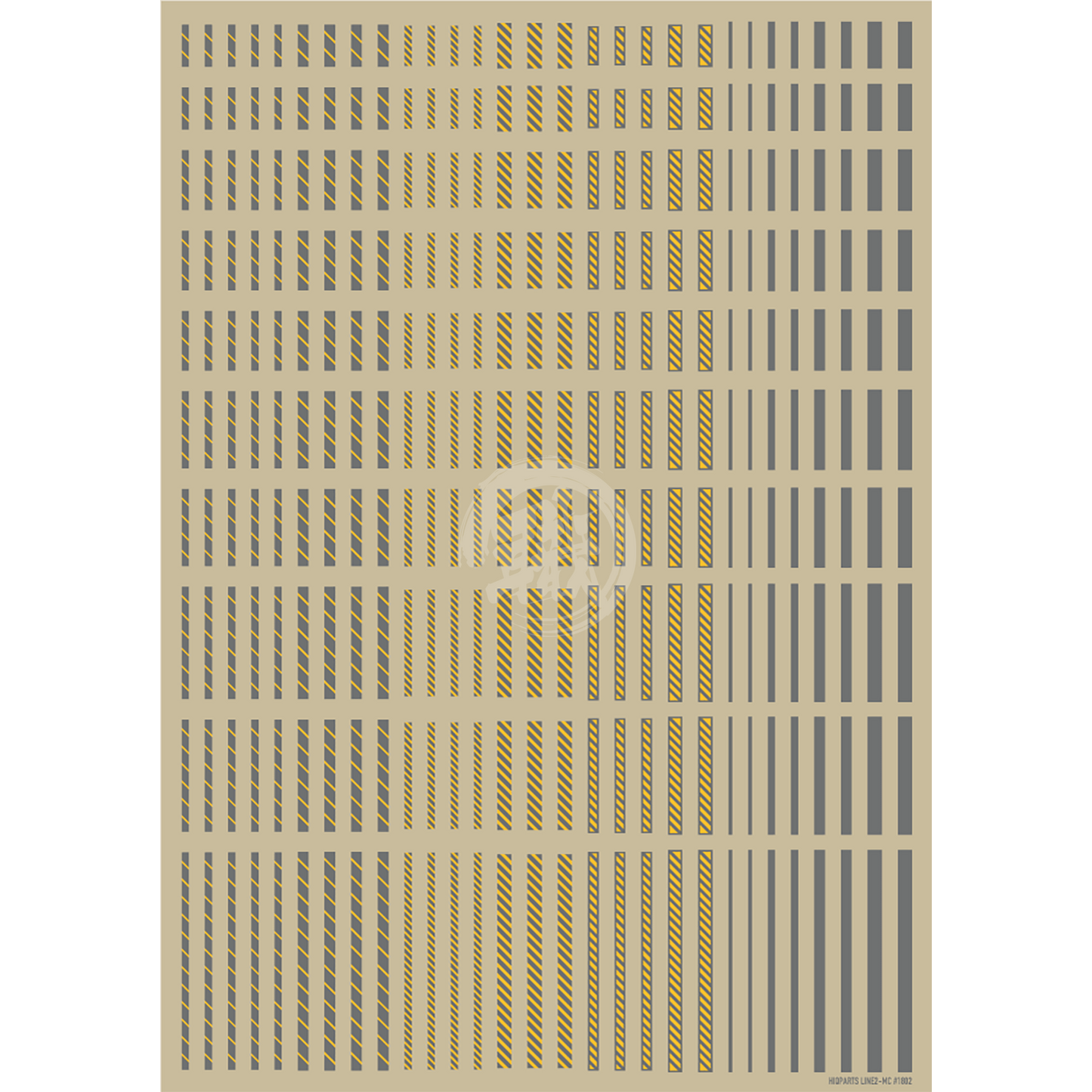 Line Decal 2 [Grey & Yellow] - ShokuninGunpla