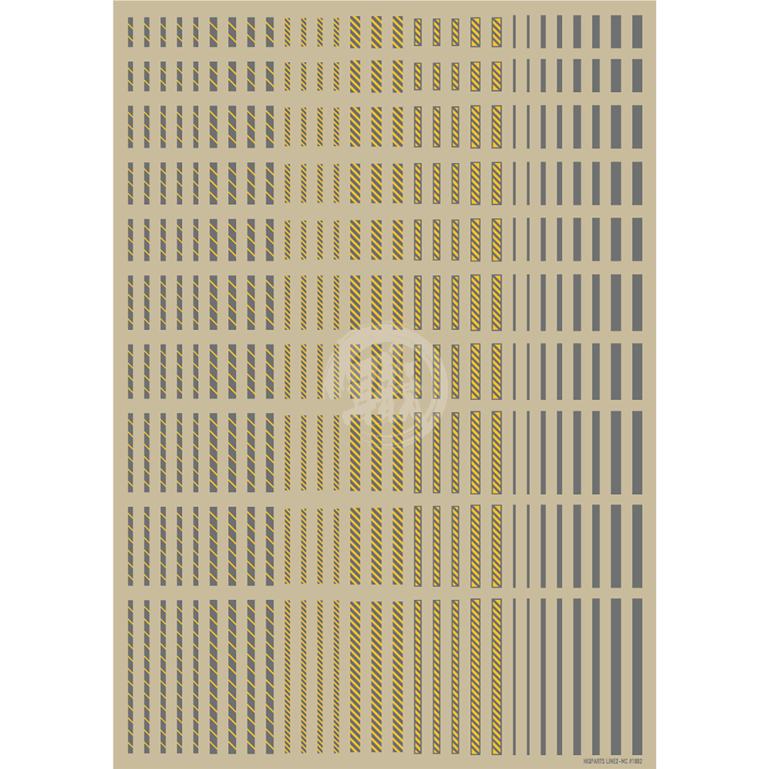 Line Decal 2 [Grey & Yellow] - ShokuninGunpla