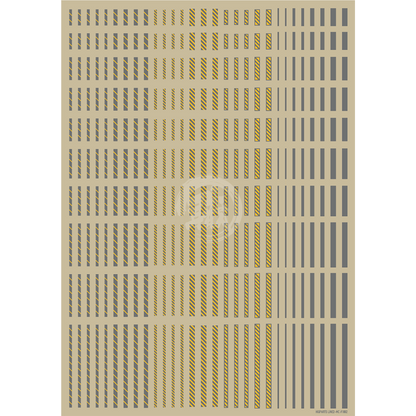 Line Decal 2 [Grey & Yellow] - ShokuninGunpla