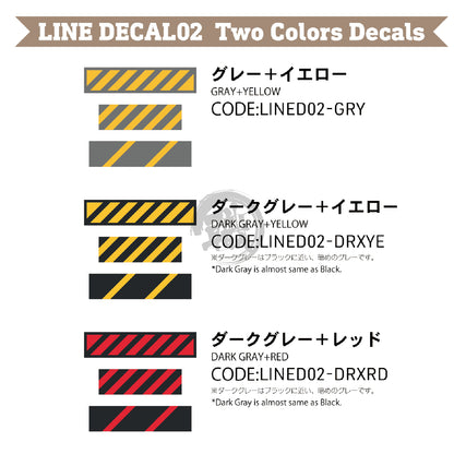 Line Decal 2 [Grey & Yellow] - ShokuninGunpla