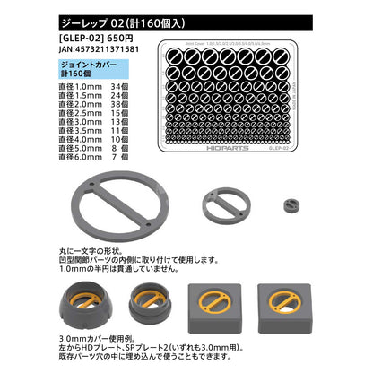 HIQParts - Photo Etched Detail Parts GLP02 - ShokuninGunpla