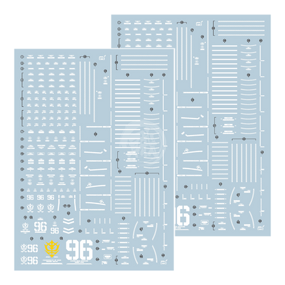 MG Zaku II High Mobility Type ["Psycho Zaku"] Ver.Ka [Gundam Thunderbolt Ver.] Waterslide Decals - ShokuninGunpla