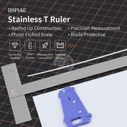 Stainless T Ruler - ShokuninGunpla