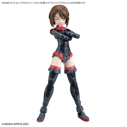 30MS Hair Style Parts [Vol.2] [Medium-1 Brown-1] - ShokuninGunpla