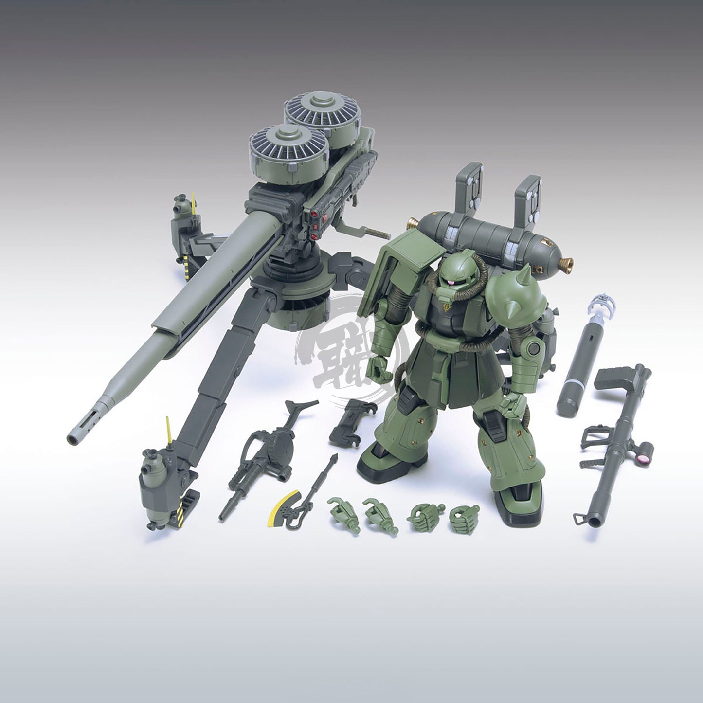 Bandai - HG Zaku II & Big Gun Set [Gundam Thunderbolt Ver.] - ShokuninGunpla