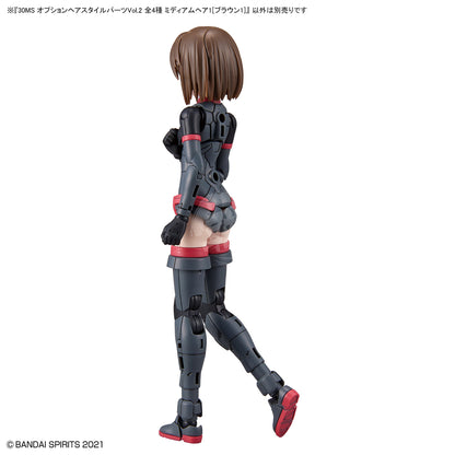 30MS Hair Style Parts [Vol.2] [Medium-1 Brown-1] - ShokuninGunpla