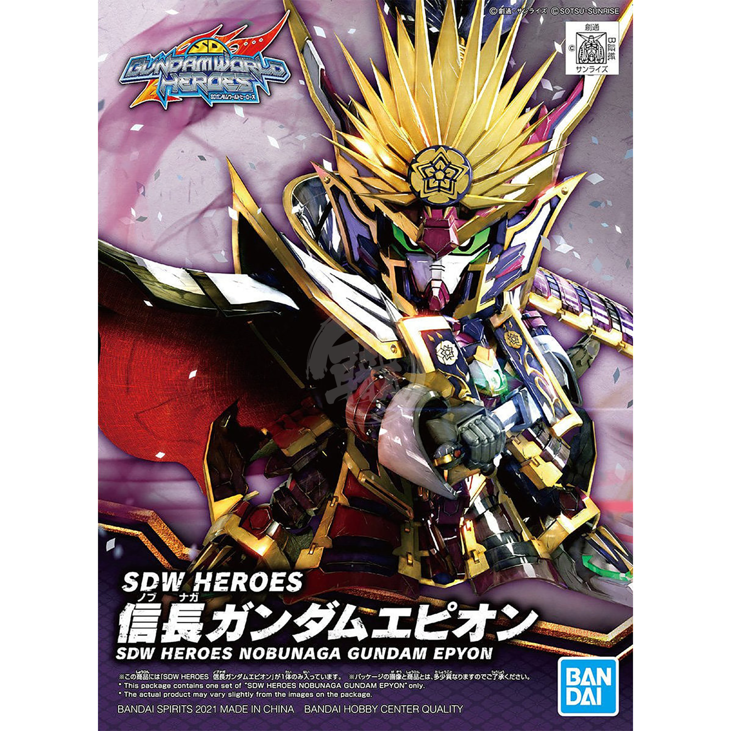 Bandai - SDW Heroes Nobunaga Gundam Epyon - ShokuninGunpla