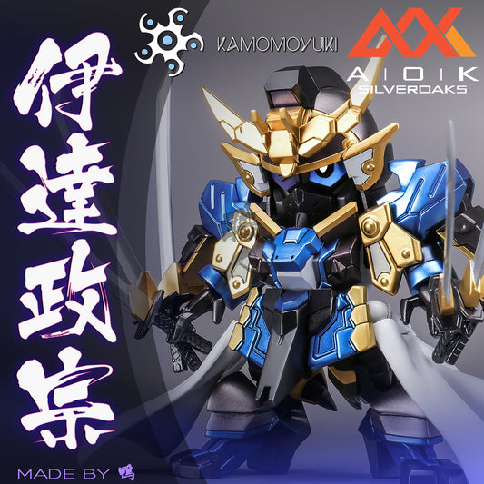 AOK Silveroaks - SD Masamune Date Resin Kit - ShokuninGunpla