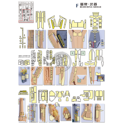 Pre-Cut Masking Tape for Yujiao Land Nu Resin Conversion Kit - ShokuninGunpla