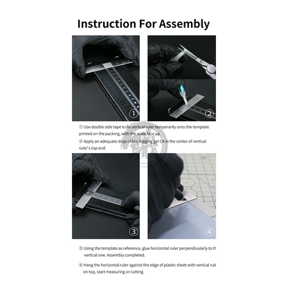 Stainless T Ruler - ShokuninGunpla