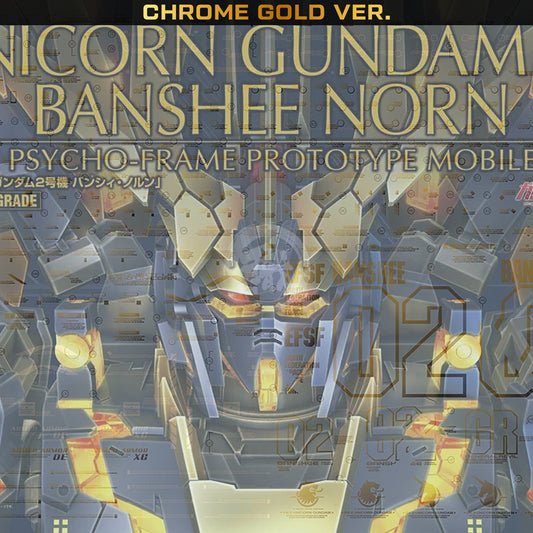 EVO Studio - PG Unicorn Gundam Unit-02 Banshee Waterslide Decals - ShokuninGunpla
