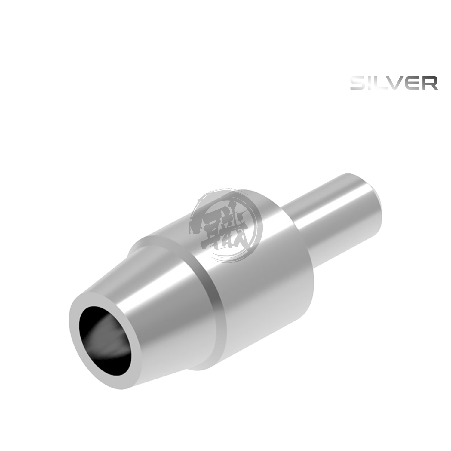 HIQParts - EZ Gun Muzzle [Short Type][Silver] - ShokuninGunpla