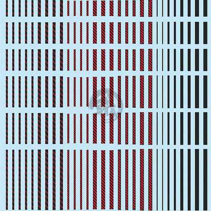 Line Decal 2 [Dark Grey & Red] - ShokuninGunpla