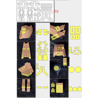 Pre-Cut Masking Tape for AOK Hi-Nu Resin Conversion Kit - ShokuninGunpla