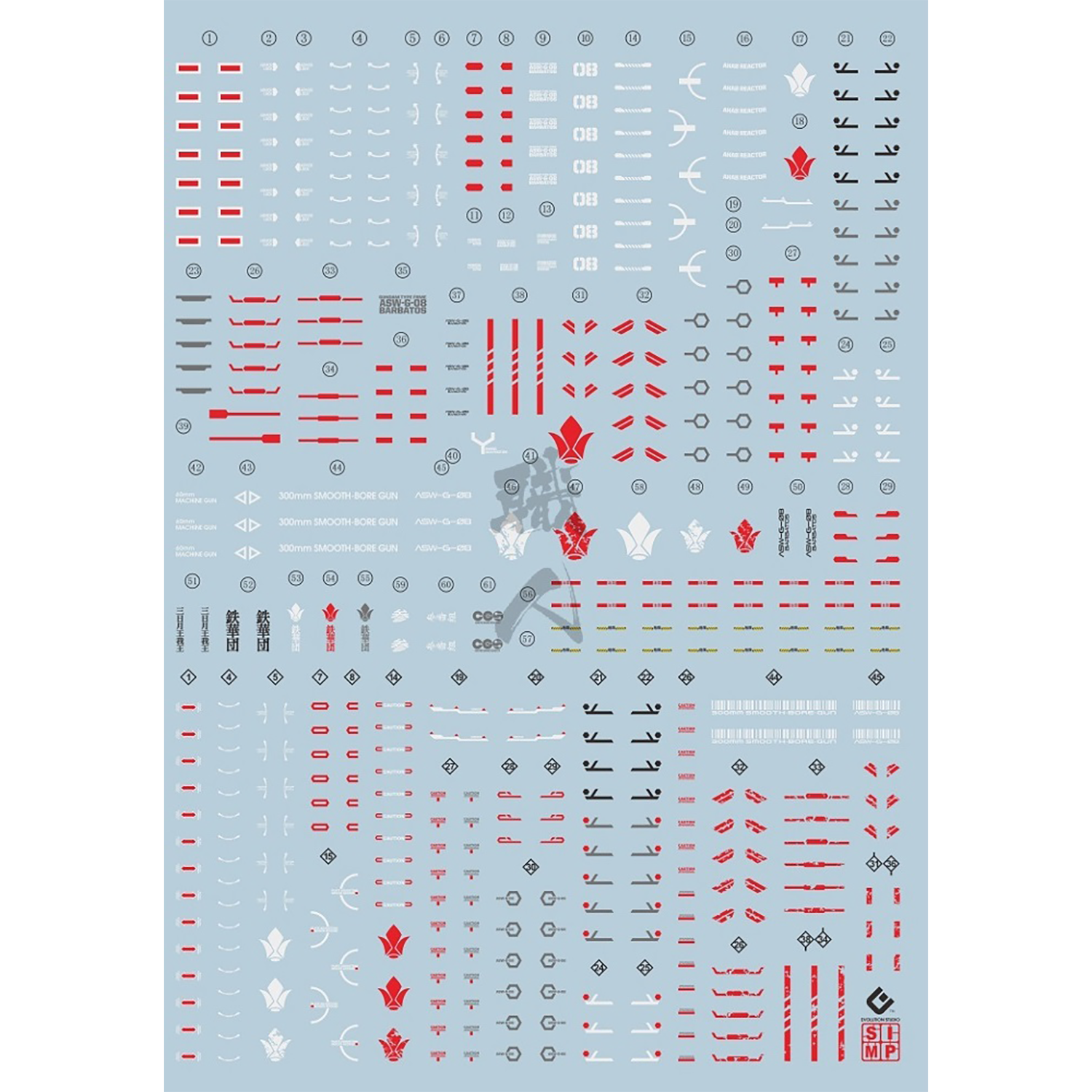 Evo Studio Waterslide Decals 