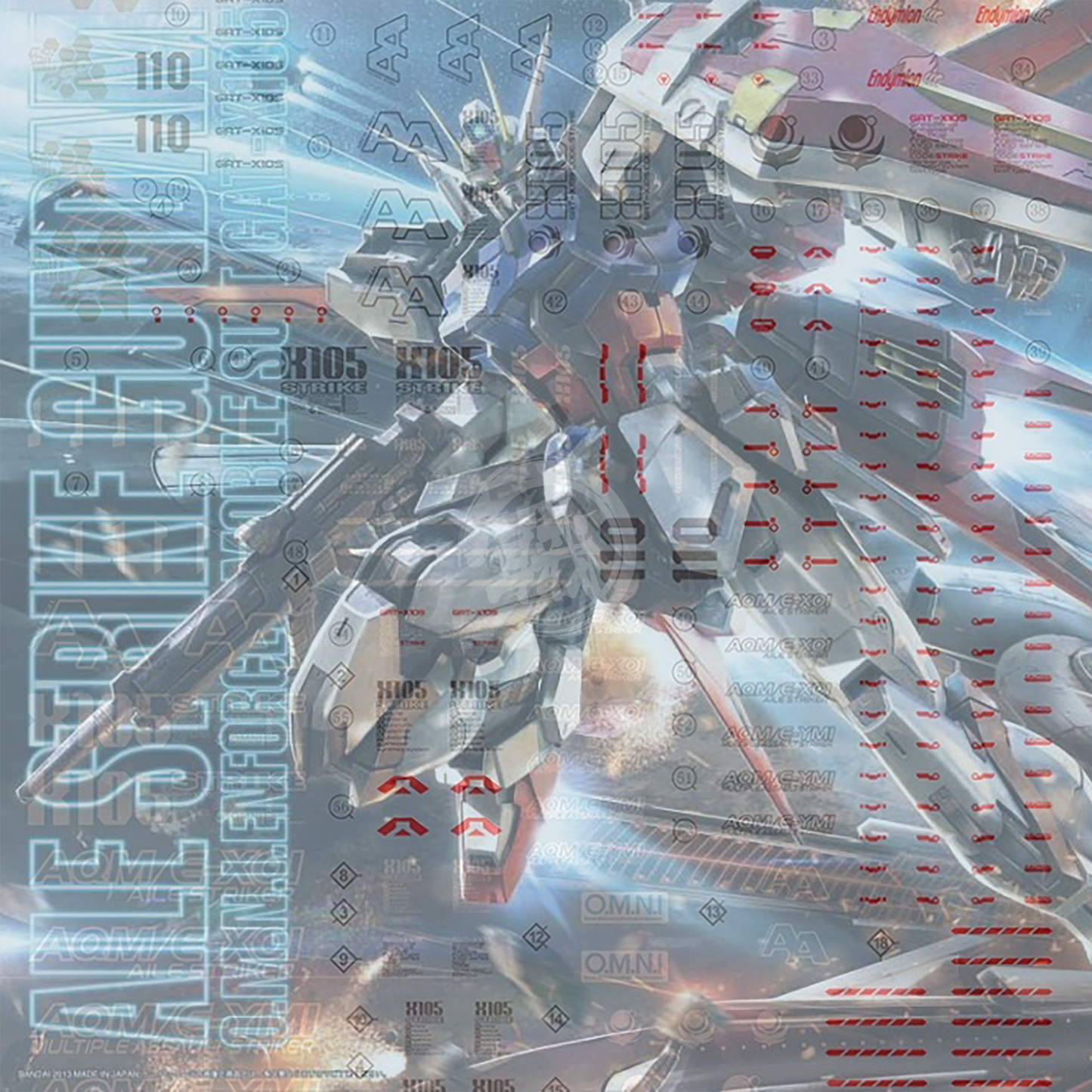 EVO Studio - MG Aile Strike Gundam [Ver. RM] Waterslide Decals - ShokuninGunpla