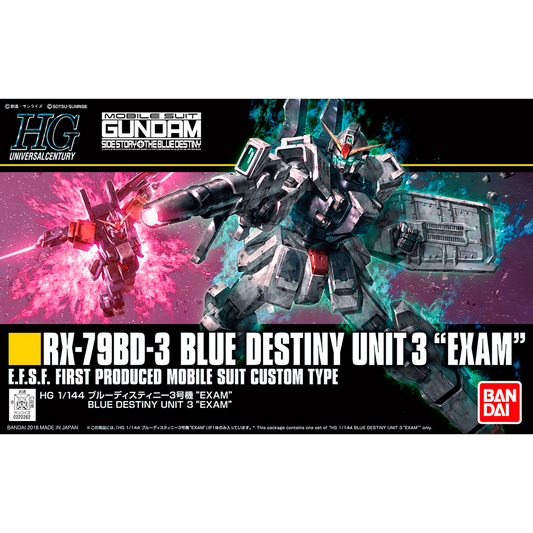 HG Blue Destiny Unit 3 "EXAM" - ShokuninGunpla