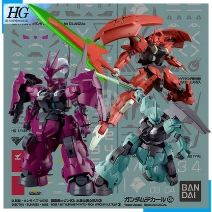 Bandai - Waterslide Decals [Mobile Suit Gundam The Witch From Mercury Multiuse 3] - ShokuninGunpla