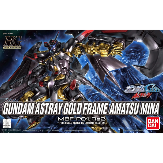 HG Gundam Astray Gold Frame Amatsu Mina - ShokuninGunpla