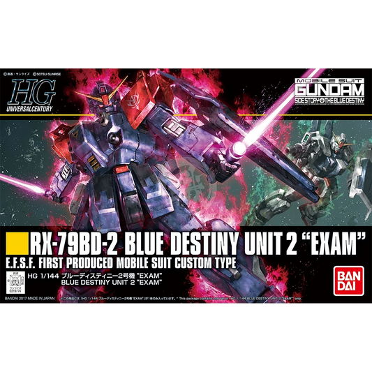 HG  Blue Destiny Unit 2 "Exam" - ShokuninGunpla