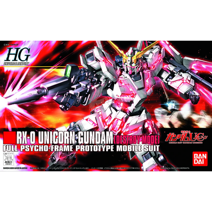 HG Unicorn Gundam [Destroy Mode] - ShokuninGunpla