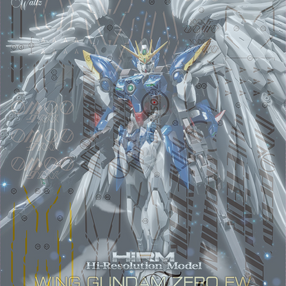 EVO Studio - HIRM Wing Gundam Zero EW Waterslide Decals [Fluorescent] - ShokuninGunpla