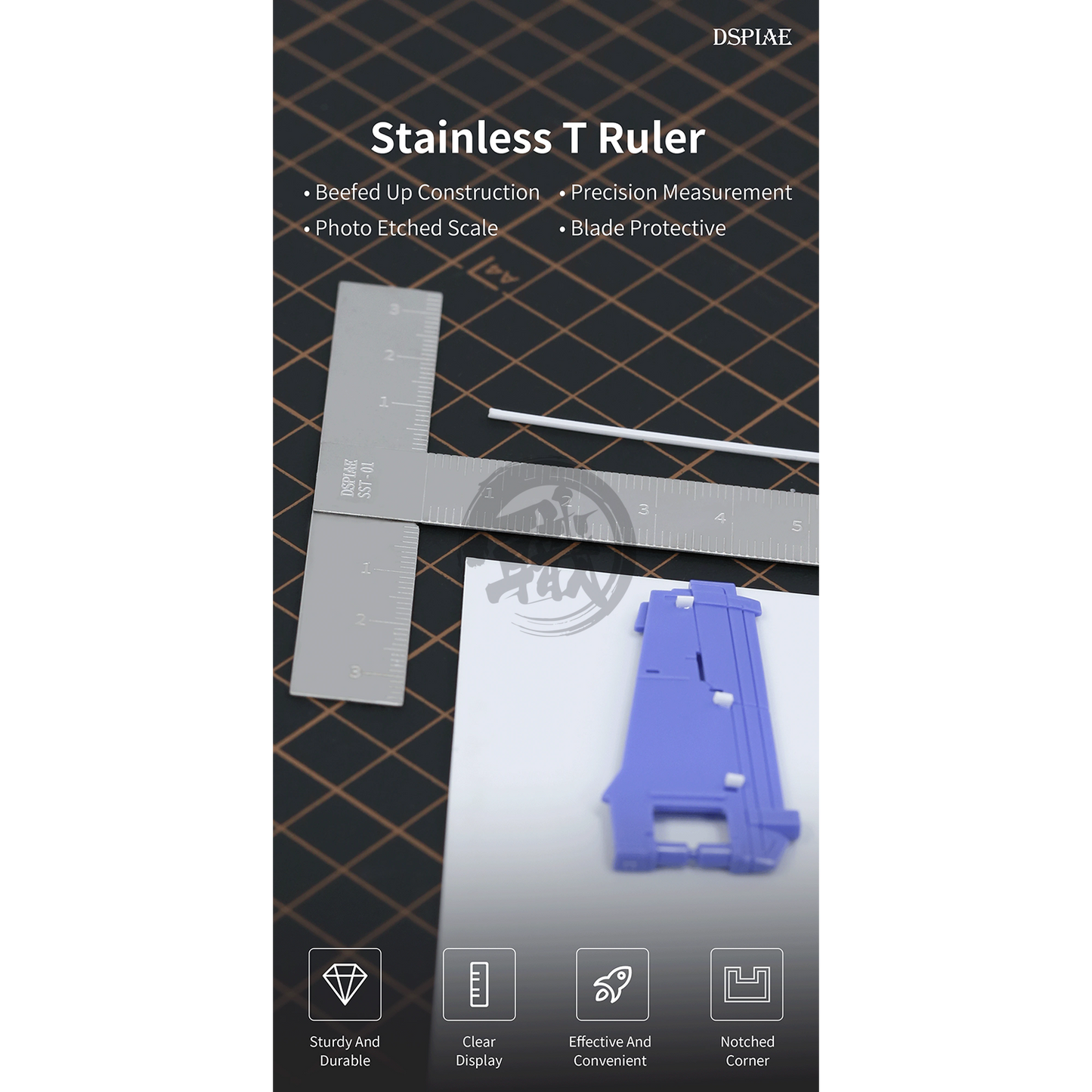 Stainless T Ruler - ShokuninGunpla