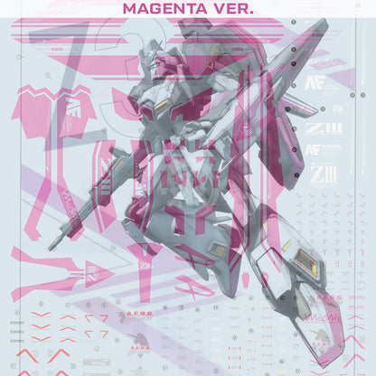 EVO Studio - MG Zeta III [Z3] Waterslide Decals [Magenta Ver.] - ShokuninGunpla