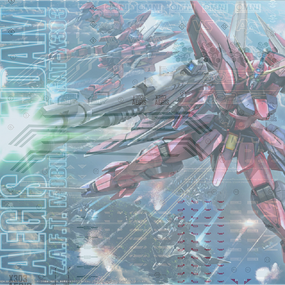 EVO Studio - MG Aegis Gundam Waterslide Decals [Fluorescent] - ShokuninGunpla