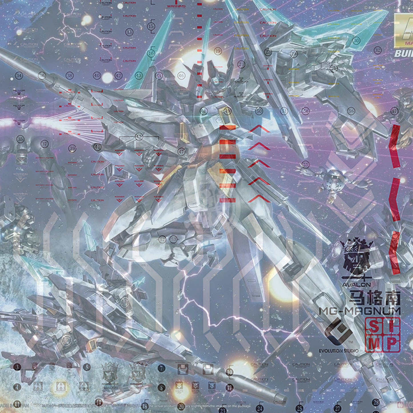 EVO Studio - MG Gundam AGE II Magnum Waterslide Decals - ShokuninGunpla
