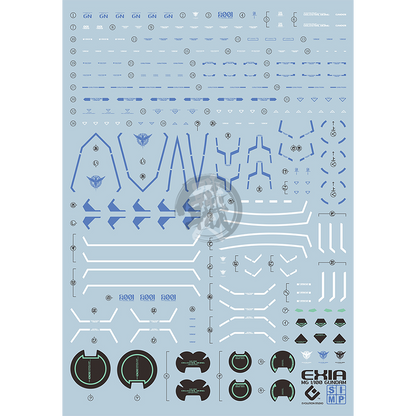 EVO Studio - MG Gundam Exia Waterslide Decals [Fluorescent] - ShokuninGunpla