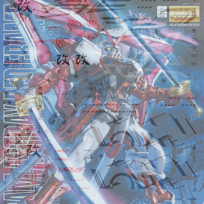 EVO Studio - MG Gundam Astray Red Frame Kai / Revised Waterslide Decals [Fluorescent] - ShokuninGunpla