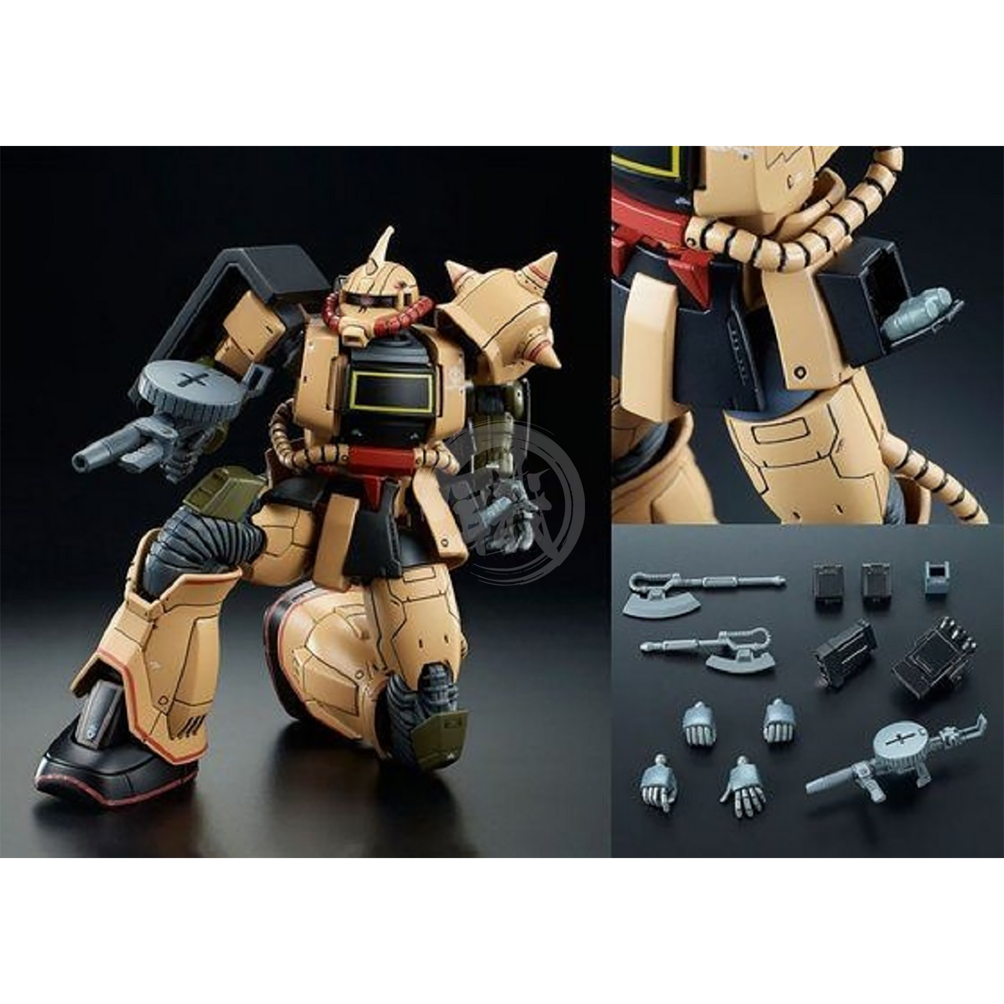 Bandai - HG Zaku Desert Type - ShokuninGunpla