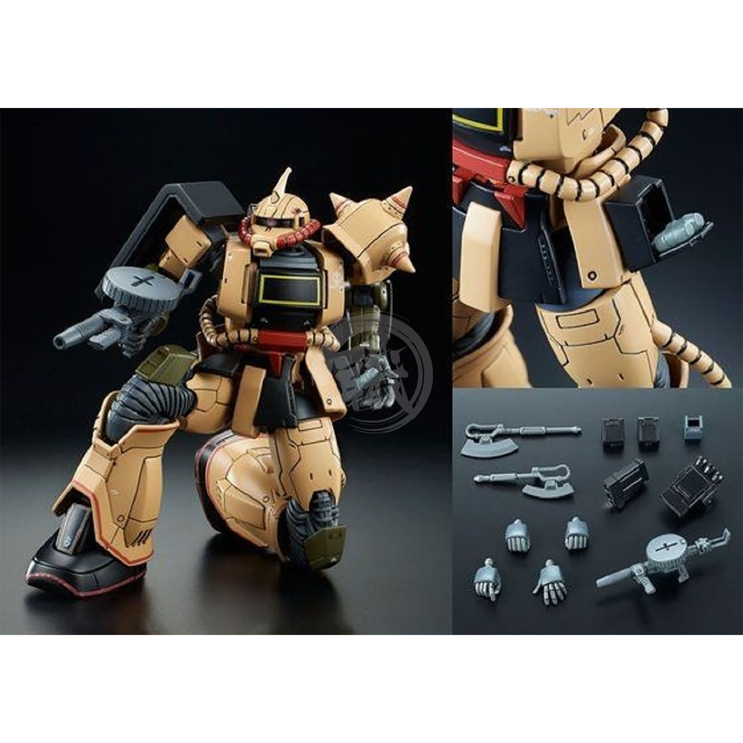 Bandai - HG Zaku Desert Type - ShokuninGunpla