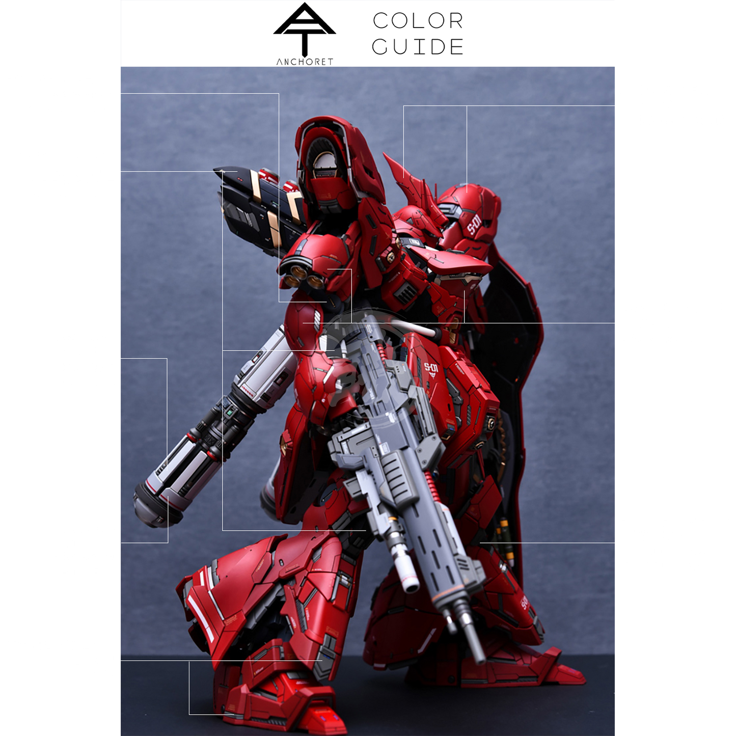 MG Sazabi Ver.Ka Resin Conversion Kit 1.0 [Revised Backpack] - ShokuninGunpla