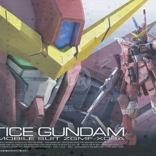 RG Justice Gundam Waterslide Decals [Fluorescent] - ShokuninGunpla
