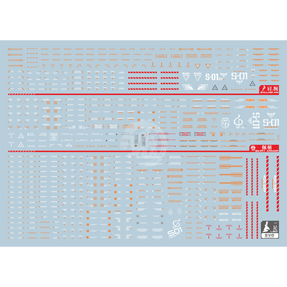 YJL Sazabi Waterslide Decals - ShokuninGunpla