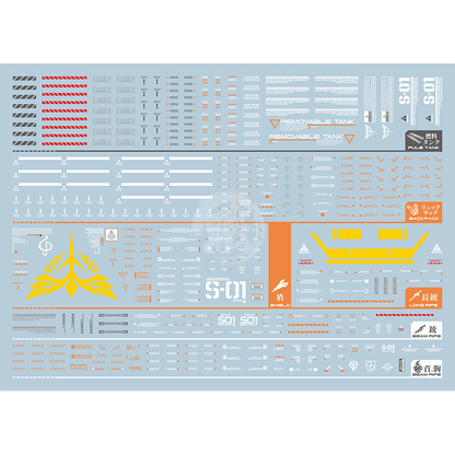 YJL Sazabi Waterslide Decals - ShokuninGunpla