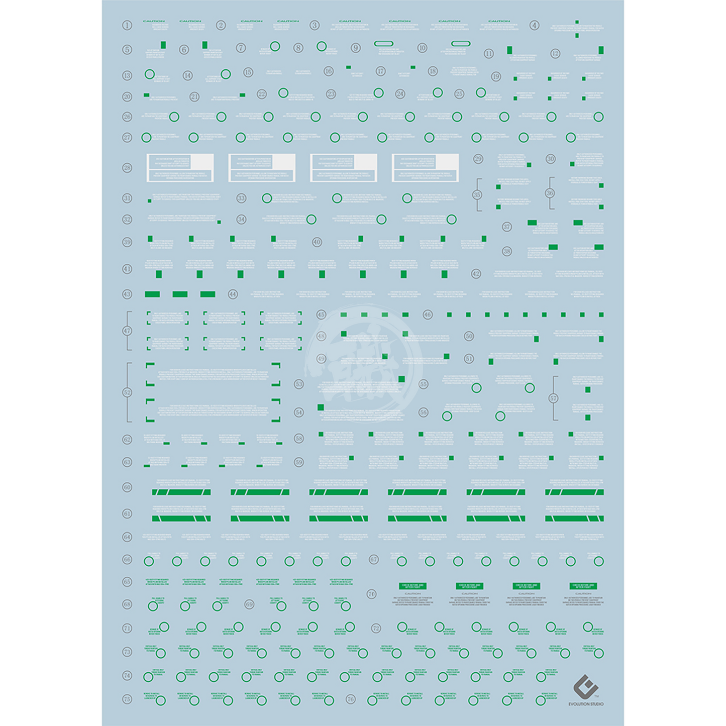 EVO Studio - PG Unicorn Gundam [Final Battle Ver.] Waterslide Decals - ShokuninGunpla