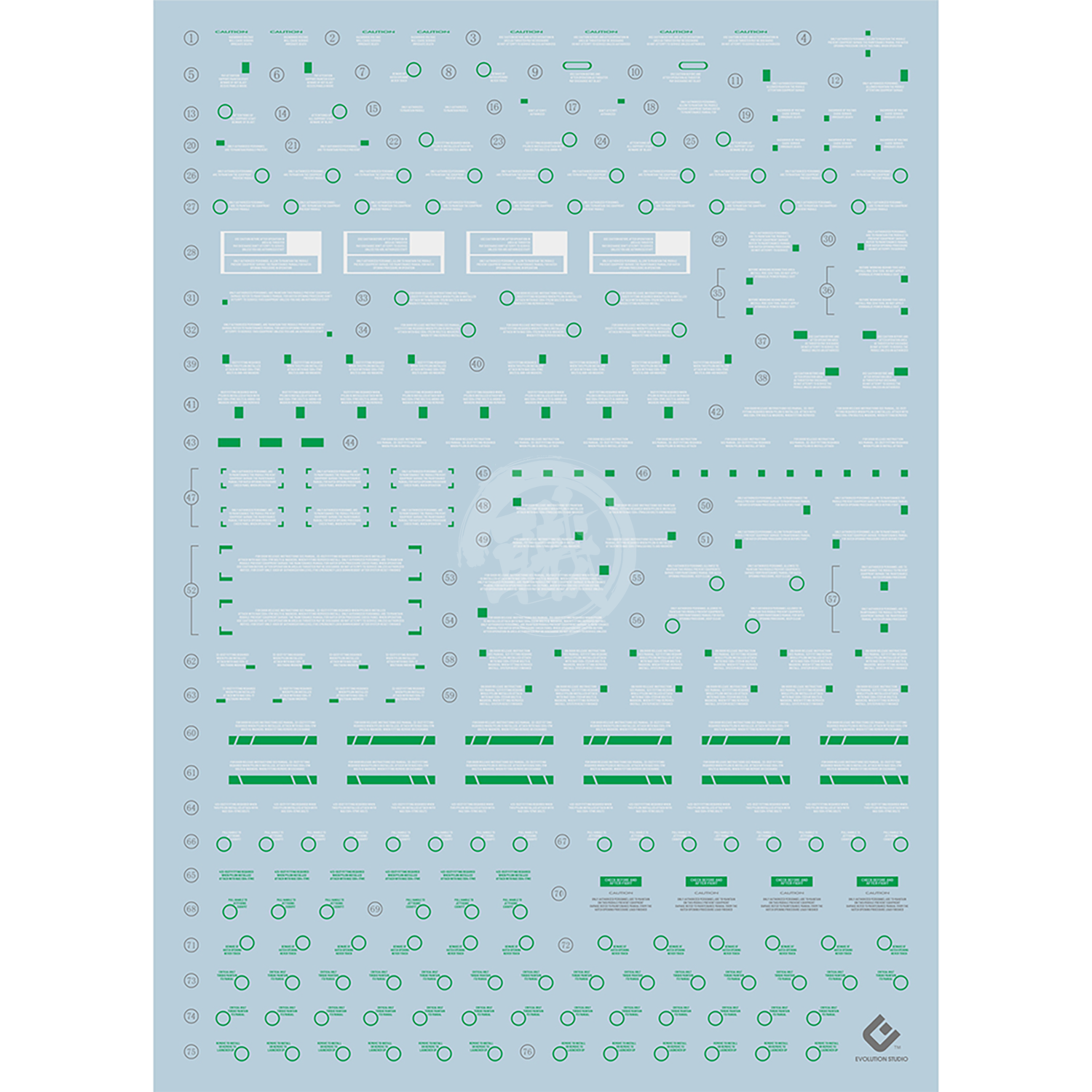 EVO Studio - PG Unicorn Gundam [Final Battle Ver.] Waterslide Decals - ShokuninGunpla