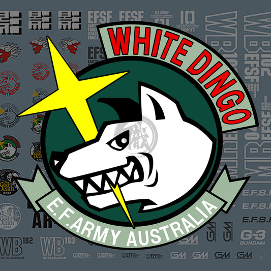 MG White Dingo Team Waterslide Decals - ShokuninGunpla